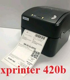 Máy in tem nhãn - mã vạch - đơn hàng Xprinter XP-420B-USB MÀU ĐEN