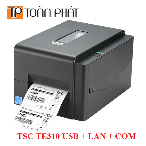 Máy In Mã Vạch TSC TE310 (300DPI) USB + LAN + Serial